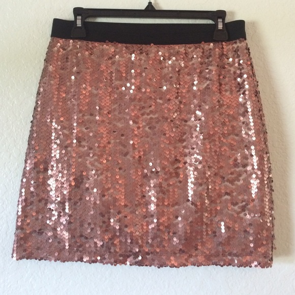 Xhilaration Dresses & Skirts - Bronze sequin skirt, in good used condition.