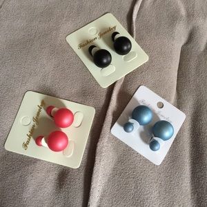 🎉Reserved for Elly🎉 2 Matte tribal earrings $13