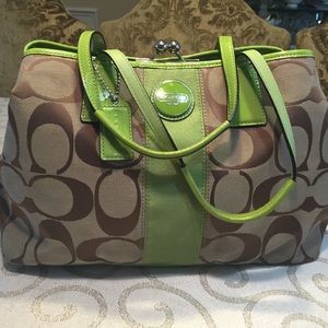 Authentic Coach Color Pop Bag