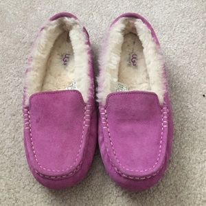 Ugg pink moccasins size 7