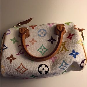 LV Multicolor Mini HL Blanc Bag