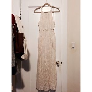 Cream summer maxi dress..