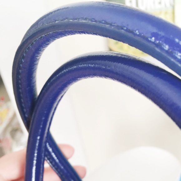KSNY Blue Ostrich Bag Additional Photos