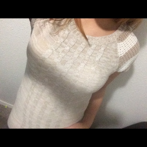 Warm knit long shirt with scarf - Picture 3 of 4