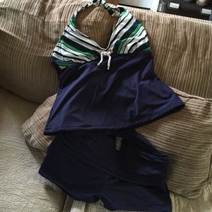 Two piece bathing suit