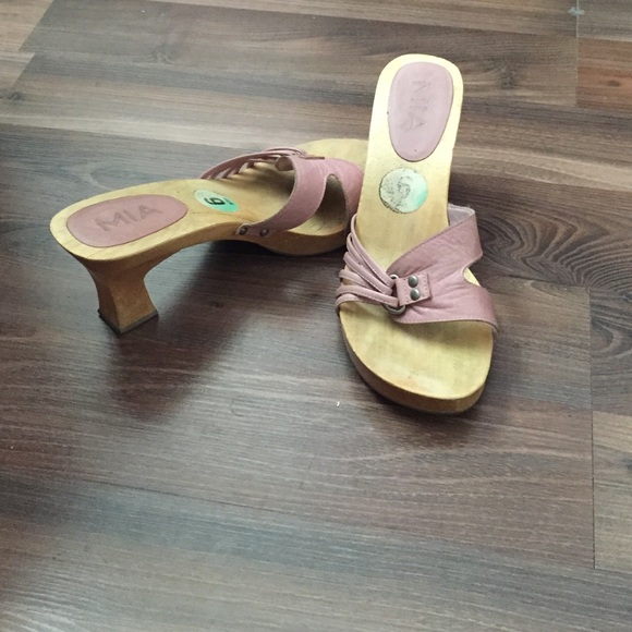 Petite Open Toe Slip On Kitten Heels GS178