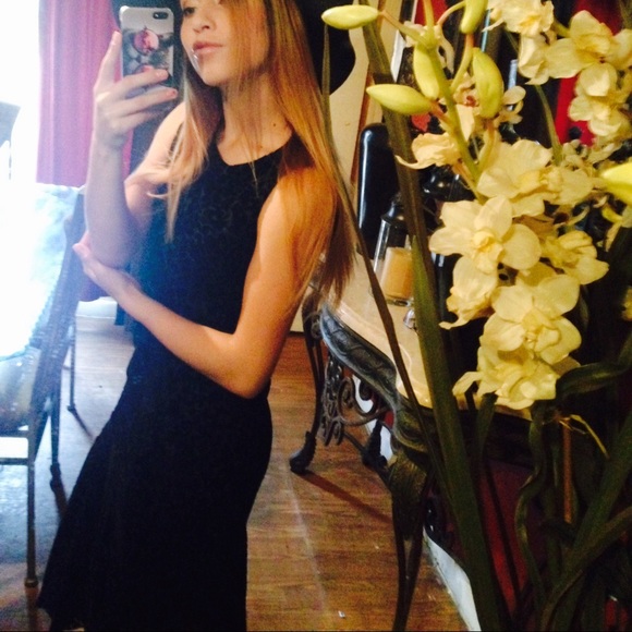 Long black dress