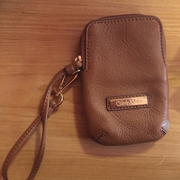 Calvin Klein brown leather wallet
