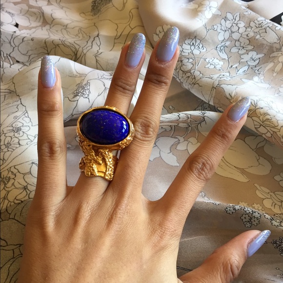 100% authentic YSL arty ring