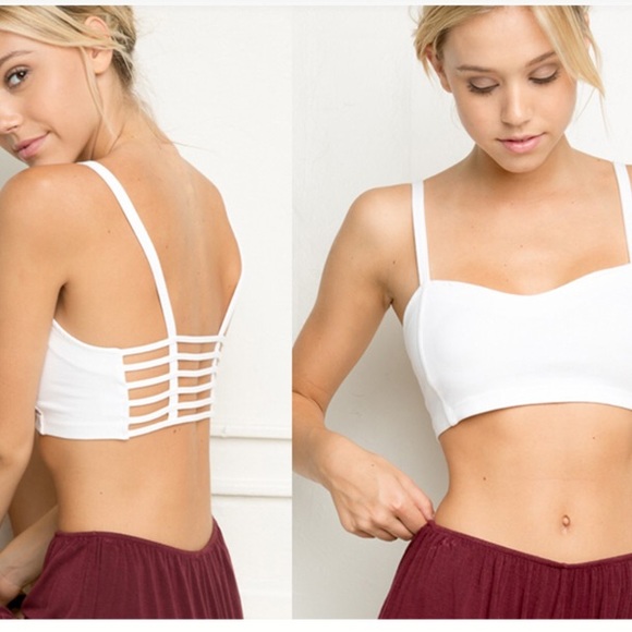 Black Caged Crop Top - Picture 3 of 3