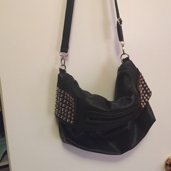 Black cross body purse
