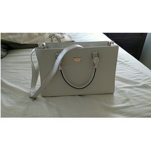 white purse