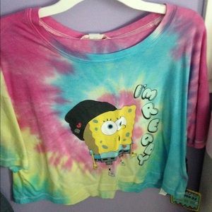 💥😋Spongebob squarepants x Mina Kwon  crop Top💙
