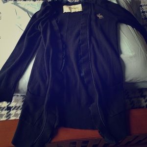 Cute Abercrombie and Fitch navy blue cardigan