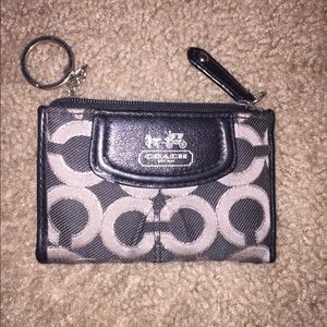 Authentic Coach keychain wallet