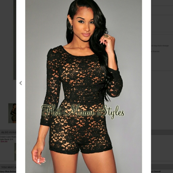 Hot Miami styles illusion romper