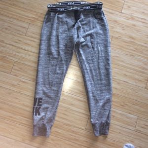 Pink skinny gym pants. Worn a couple times