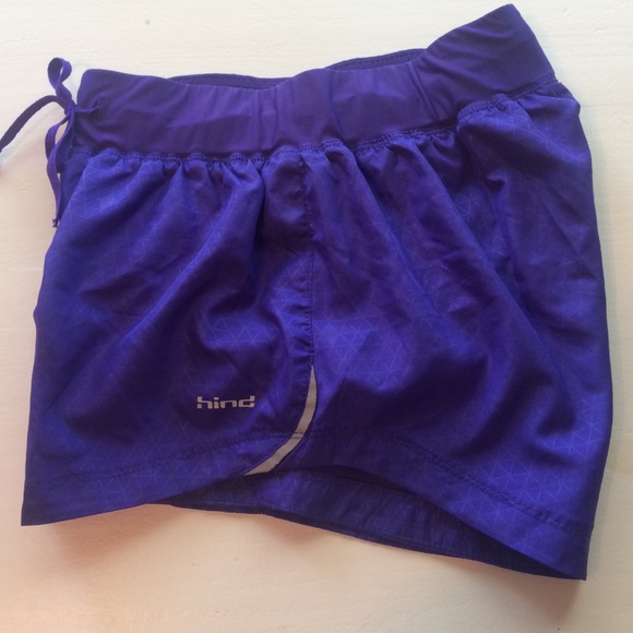 Purple Workout Shorts - Picture 2 of 3