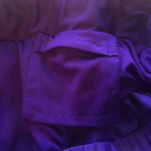 Purple Workout Shorts - Picture 3 of 3