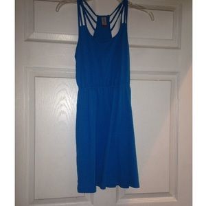 💮BLUE HALTER BACK DRESS💮