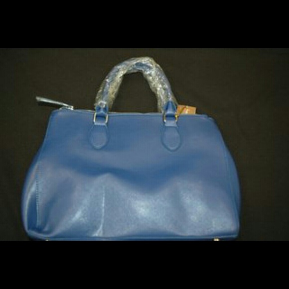 Blue handbag