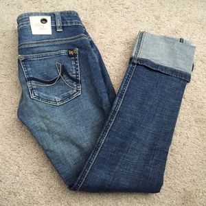 DKNY Low Rise Skinny Jeans