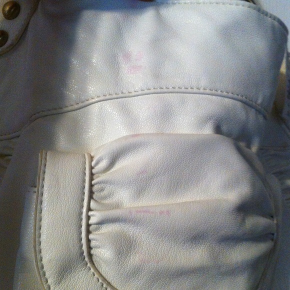 White Patent Leather Purse - Picture 2 of 3
