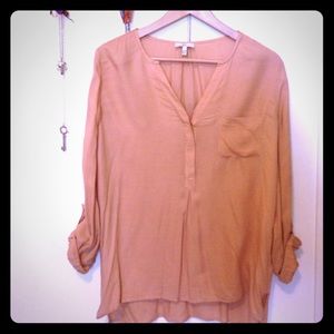 Joie peach blouse