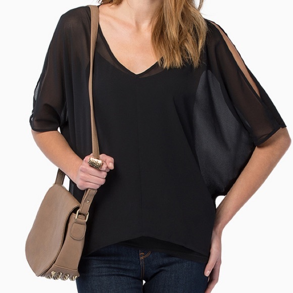 Sheer open arm top - Picture 3 of 4