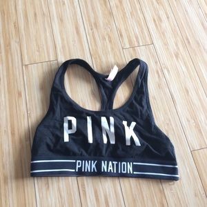 Pink bra top
