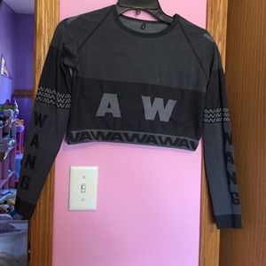 Alexander Wang For H&M scuba Crop Top