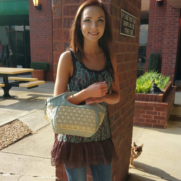 💖SOLD💖 Brahmin Straw Handbag