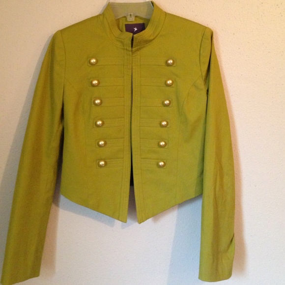 Pea green blazer