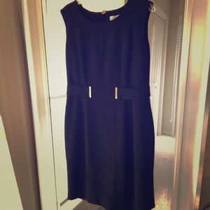 Chic black work dress