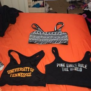 Pink VS bra tops. Bundle