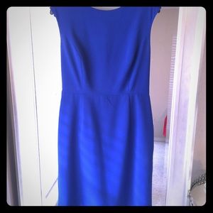 Cobalt colored work dress