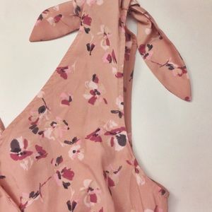 Blush pink floral dress