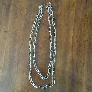 Gold chain necklace