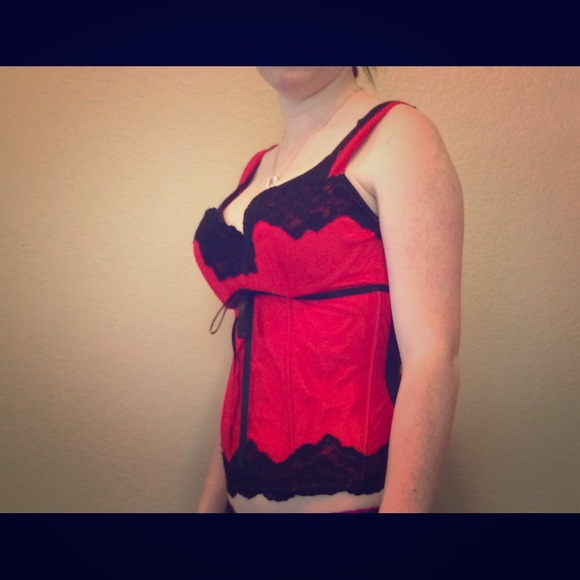 Red corset