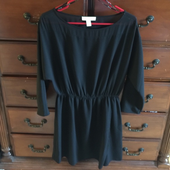 Black cocktail dress