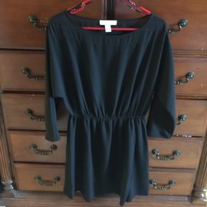 Black cocktail dress