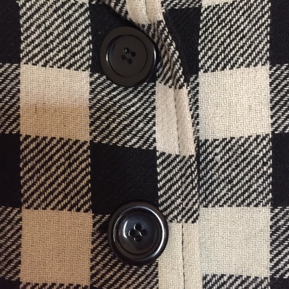 Forever 21 houndstooth 3/4 sleeve coat - Picture 2 of 3