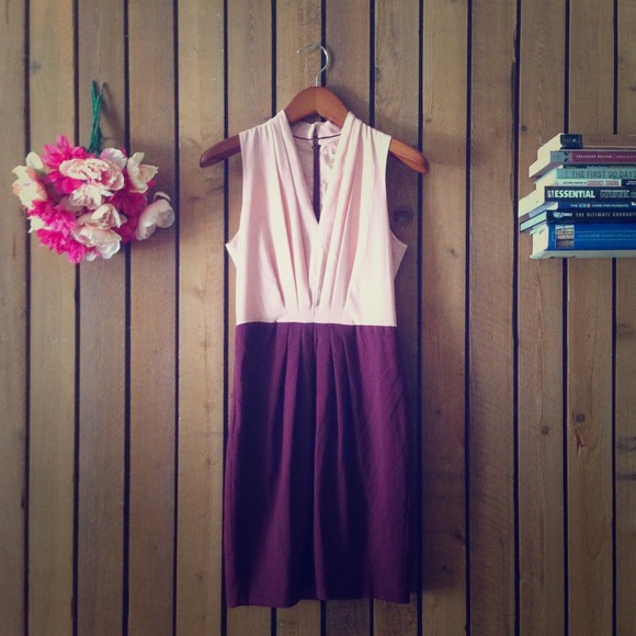 🌸 Blush&Burgundy H&M Dress