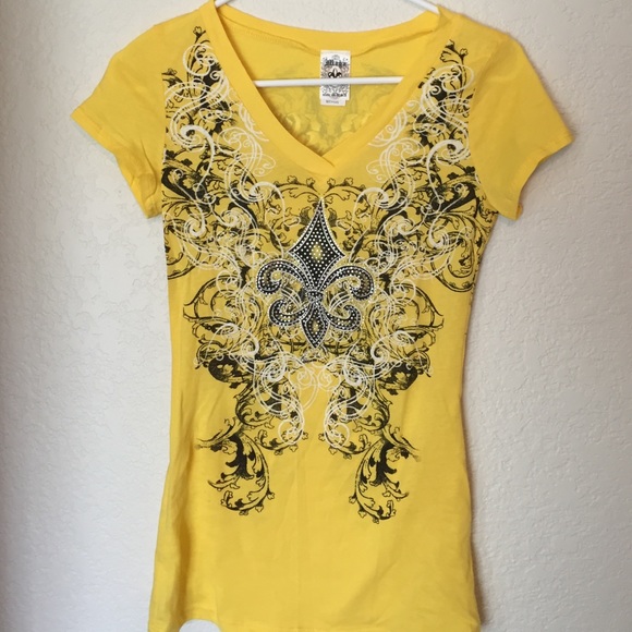 Bling Fleur de lis shirt