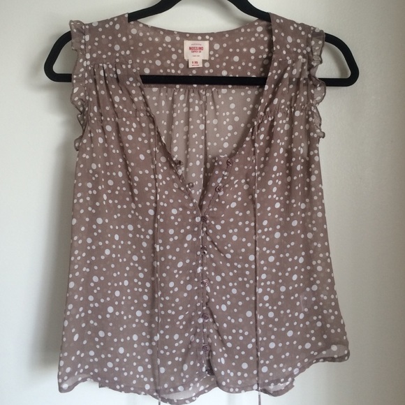 Polka Dot Sheer Blouse