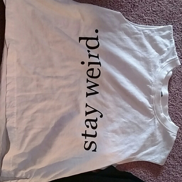 Stay weird tank