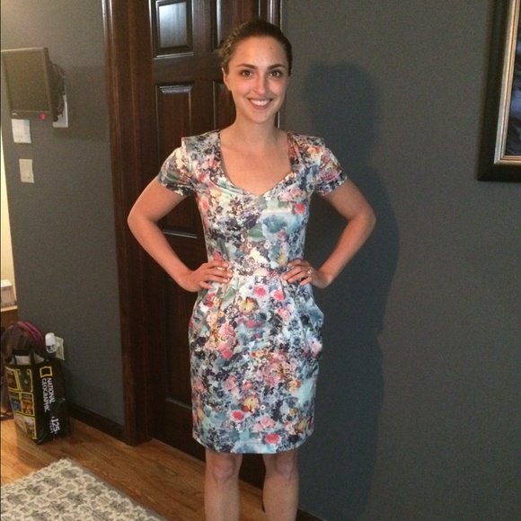 H&M floral dress size 2