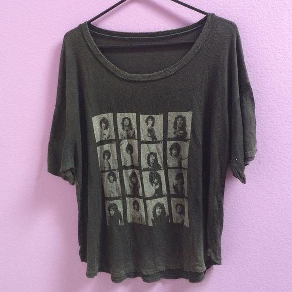 Brandy Melville Oversized Bob Dylan Shirt