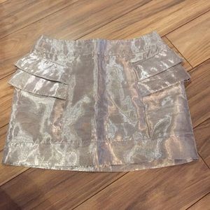 TOPSHOP Iridescent skirt