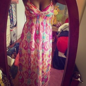 Printed maxi dress